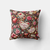 永遠のロマンスクラシック：バレンタインデー クッション (裏面)