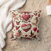 永遠のロマンスクラシック：バレンタインデー クッション (ブランケット)