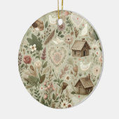 永遠のロマンスクラシック：バレンタインデー セラミックオーナメント (左)