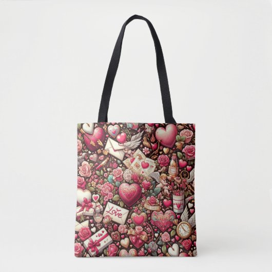 永遠のロマンスクラシック:バレンタインデー トートバッグ (正面)