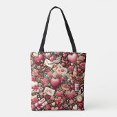 永遠のロマンスクラシック:バレンタインデー トートバッグ (裏面)