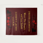 永遠のロマ結婚ンスの背景 タペストリー (正面(横))