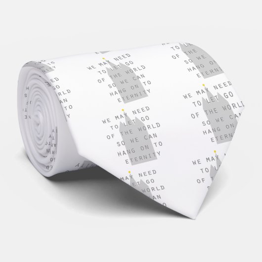 永遠の世界につる世界を放つ ネクタイ (ロール)