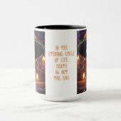 永遠の人生のサイクルで マグカップ (中央)