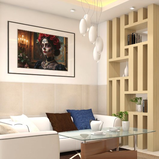 永遠の仮面舞踏会の女性 キャンバスプリント