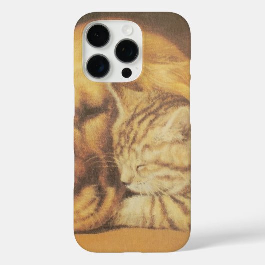 永遠の仲間たち | かわいい猫と犬の寄り添い姿 Case-Mate iPhoneケース (裏面)