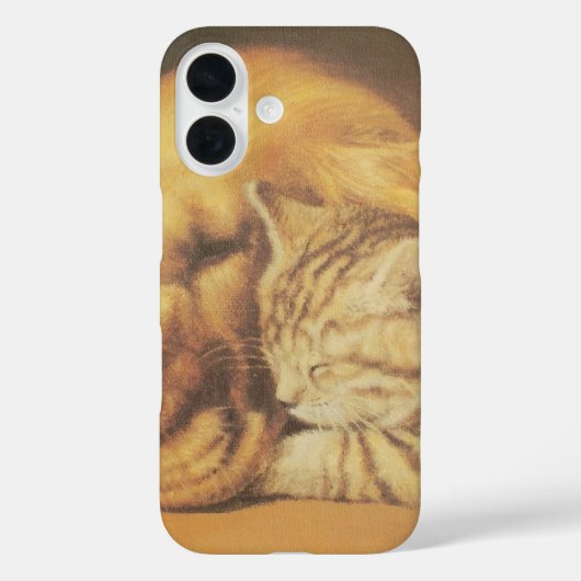 永遠の仲間たち | かわいい猫と犬の寄り添い姿 Case-Mate iPhoneケース (裏面)