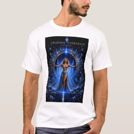 永遠の伝説 水晶 ファンタジー アート Tシャツ
