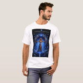 永遠の伝説 水晶 ファンタジー アート Tシャツ (正面フル)