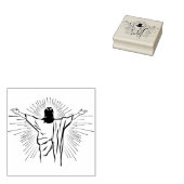 永遠の再生 – イエズスアートの復活 ラバースタンプ (押印)