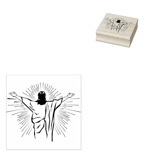永遠の再生 – イエズスアートの復活 ラバースタンプ (押印)