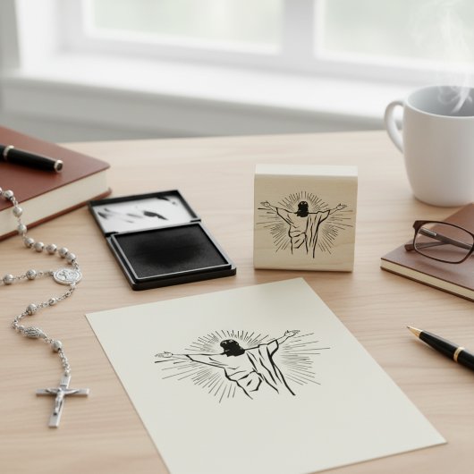 永遠の再生 – イエズスアートの復活 ラバースタンプ