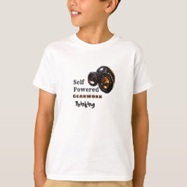 永遠の動き：自己駆動のギアワーク Tシャツ