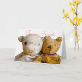 永遠の友だちのグリーティングカード カード (黄色い花)