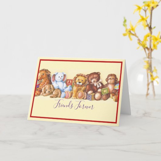 永遠の友人 カード (黄色い花)