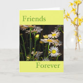 永遠の友人 カード (黄色い花)