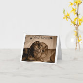 永遠の友人 カード (黄色い花)