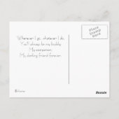 永遠の友人 ポストカード (裏面)