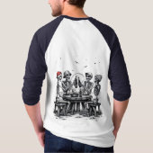 永遠の友情 スケルトンパーティー Tシャツ (裏面)