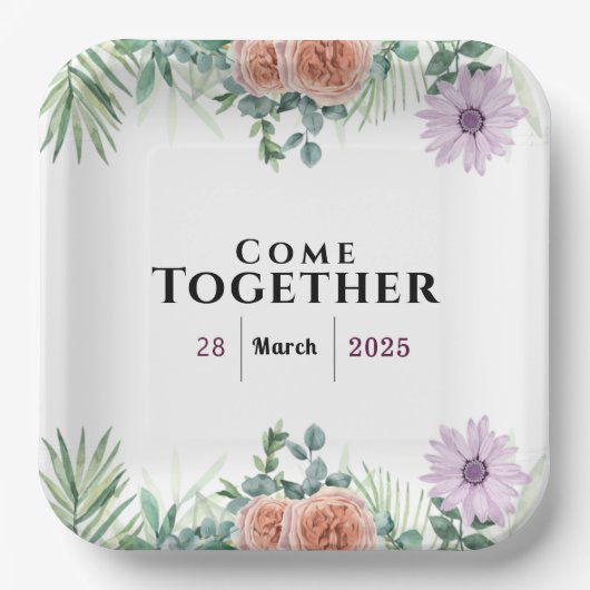 永遠の友情 ペーパープレート (正面)