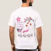 永遠の友情 ホワイト Tシャツ (裏面)