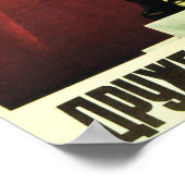 永遠の友情！ロシア – 中国1956共産主義 ポスター (角)