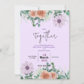 永遠の友情 招待状 (正面)