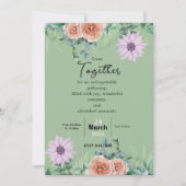 永遠の友情 招待状 (正面)