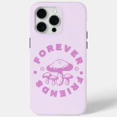 永遠の友達 かわいいピンクのキノコ Case-Mate iPhoneケース (裏面)