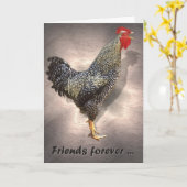 永遠の友達… カード (黄色い花)