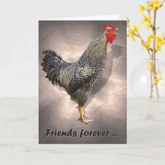 永遠の友達… カード (黄色い花)