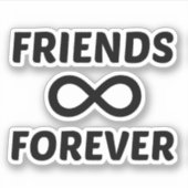 永遠の友達 シール (正面)