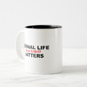 永遠の命 ツートーンマグカップ (正面左)