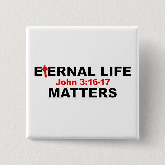 永遠の命 缶バッジ (正面)