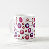 永遠の命:『血星ルビー』 コーヒーマグカップ (正面左)