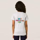 永遠の喜びをもたらす機知 – 永遠のユーモアTシャツ Tシャツ (裏面フル)