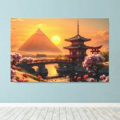 永遠の囁き：桜橋 キャンバスプリント (インサイチュ (ウッドフロア))