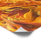 永遠の均衡 – ウマ – ツイン炎アート – ポスター (コーナー)