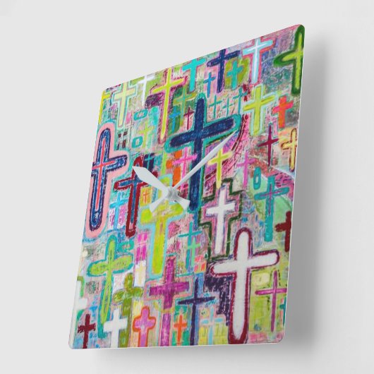 永遠の壁時計 スクエア壁時計 (傾斜)