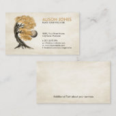 永遠の変身 – 盆栽バタフライスピリット 名刺 (正面/裏面)