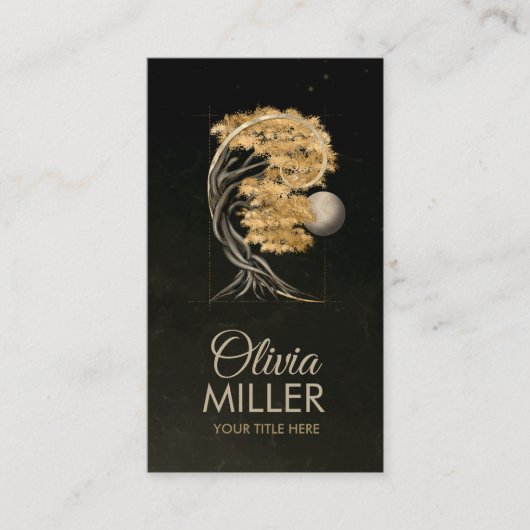 永遠の変身 – 盆栽バタフライスピリット 名刺 (正面)