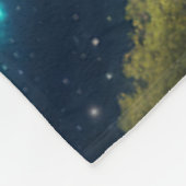 永遠の多様性：生命の不思議な木 フリースブランケット (角)