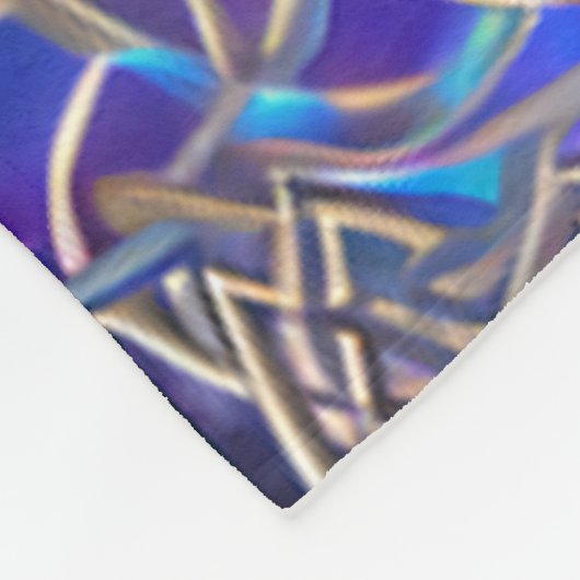 永遠の多様性:生命の木ケルトのエレガンス フリースブランケット (角)