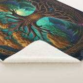 永遠の多様性：生命の木Yggdrasil シェルパブランケット (3/4)