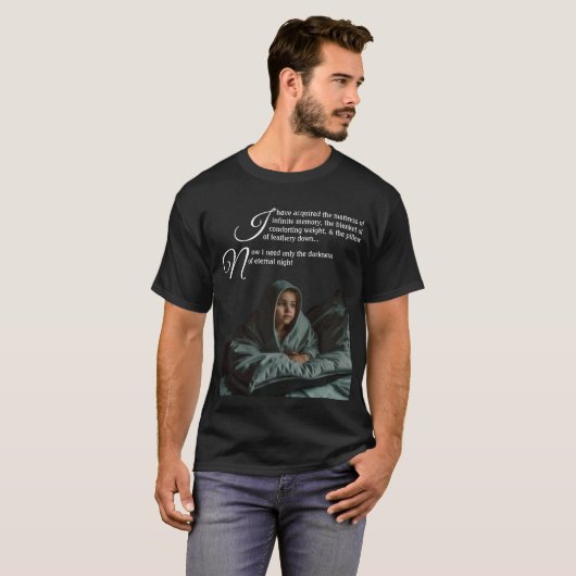 永遠の夜の闇だけが必要だ Tシャツ (正面フル)