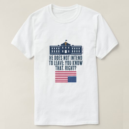 永遠の大統領? - MisterP Tシャツ (デザイン正面)
