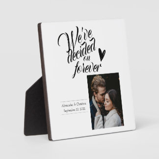 永遠の夫婦に決まったパーソナライズされた! フォトプラーク