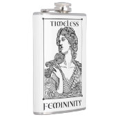 「永遠の女性らしさ」フラエレガントスコ包まれたグ フラスク (右)