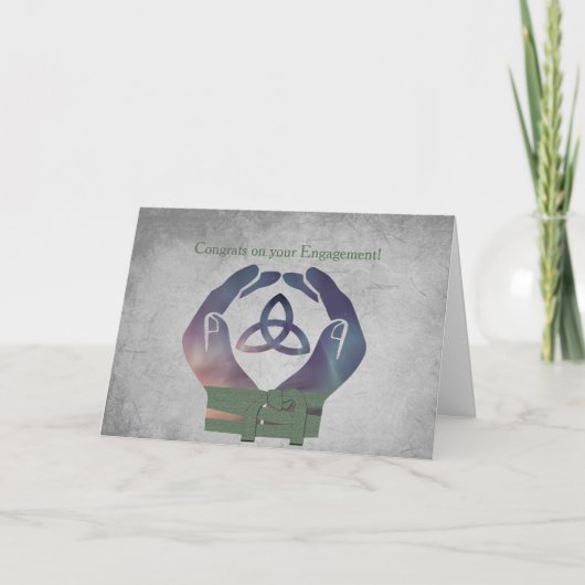 永遠の婚約のHandfastingの恵みカード カード (正面)