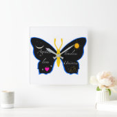 永遠の宇宙における永遠の愛 スクエア壁時計 (ホーム)